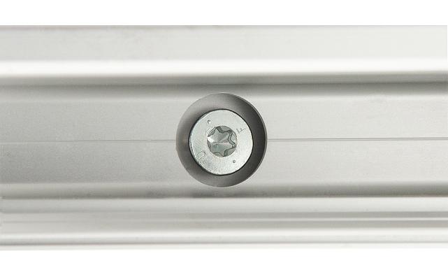 Комплект профиля зажимного для стекла 12мм и 6+6,с отверстиями, АНОД. алюминий 100х60мм, т100-1-12 7