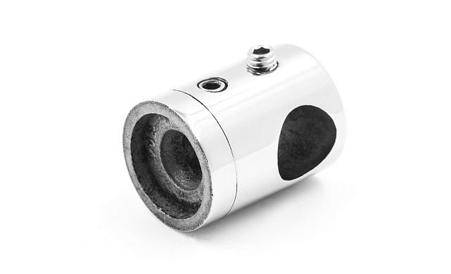 Ригеледержатель на плоскость, для ригеля Ø12.8 мм на плоскость, полированный, литой (AISI 304) k029-3 3