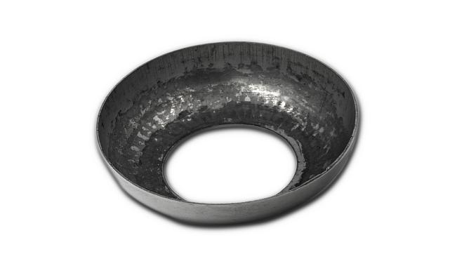 Низ стойки Ø25.4 мм, 57х12х0.5 мм, полированный (AISI 304) k331 3