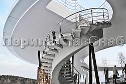 Перила для лестниц из металла в Волгограде. Готовые проекты ПерилаГлавСнаб - фото 5