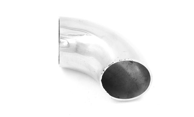 Отвод поручня под сварку Ø32.0х85х1.45мм, 90°, полированный 400 Grit, (AISI 304) k095-32 3